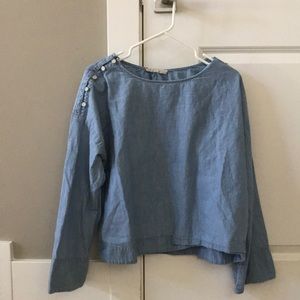Denim Madewell top